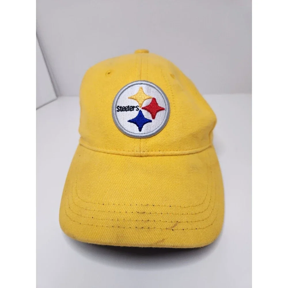 Pittsburgh Steelers Hat Cap Strap Back NFL‎ Football Yellow Toddler Reebok